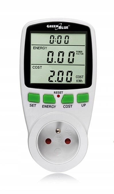 MIER-PMP202 Watmetr – měřič výkonu do 3600 W, 16 A