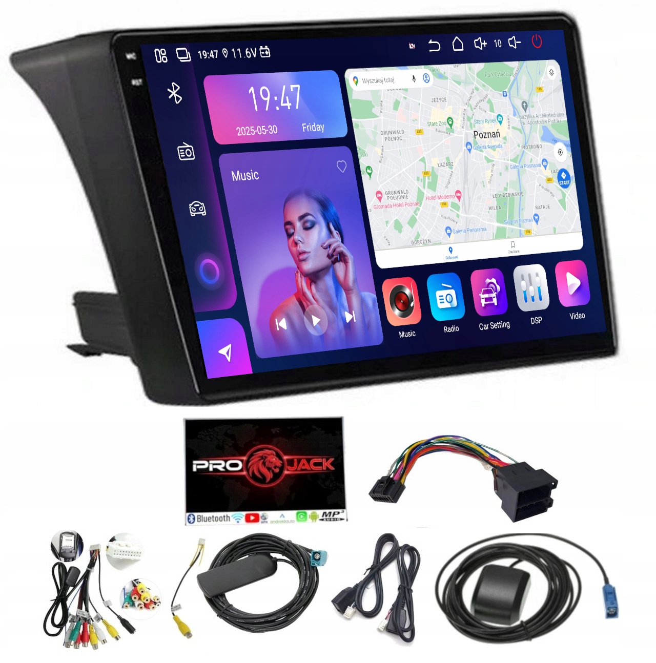 Rádio Android Peugeot Boxer 2006-15 8/256GB Sim