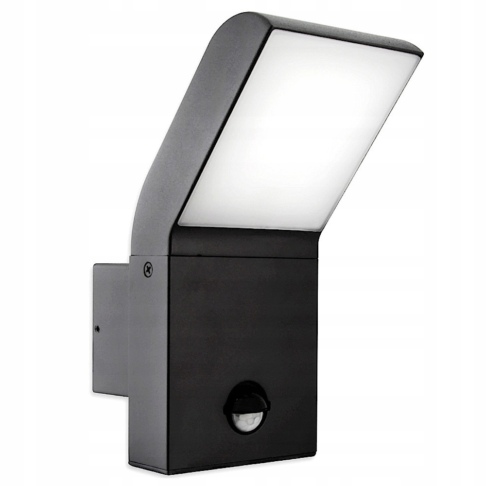 Zahradní Nástěnné Svítidlo Led Senzor Pohybu 12W