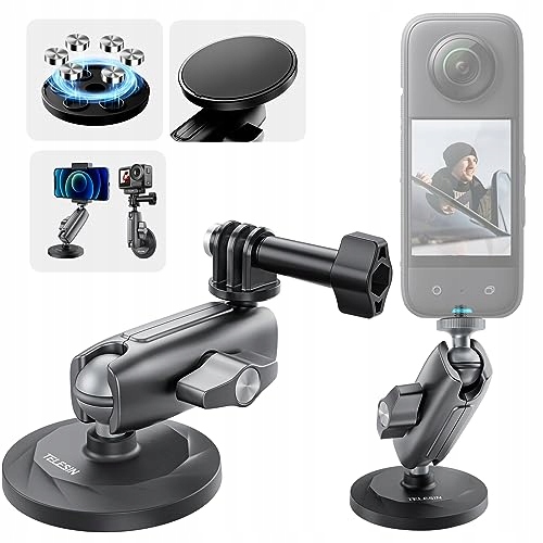 TELESIN Magnetyczny Uchwyt Do GoPro DJI Osmo Insta360 Akcesoria Kamera