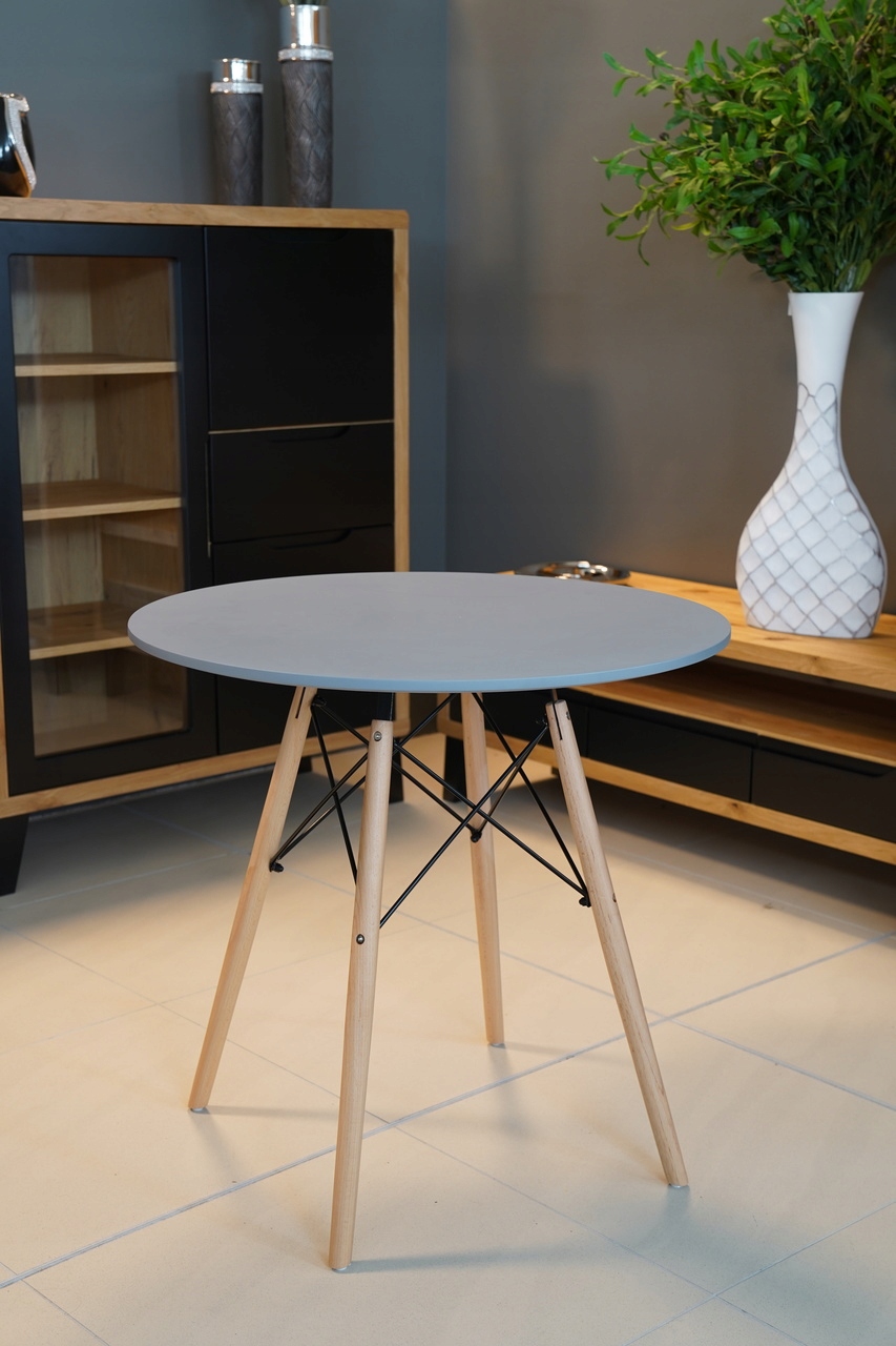 STÓŁ OSLO 70 DSW POPIEL kuchnia SKANDYNAWSKIE Marka Meble Moskała