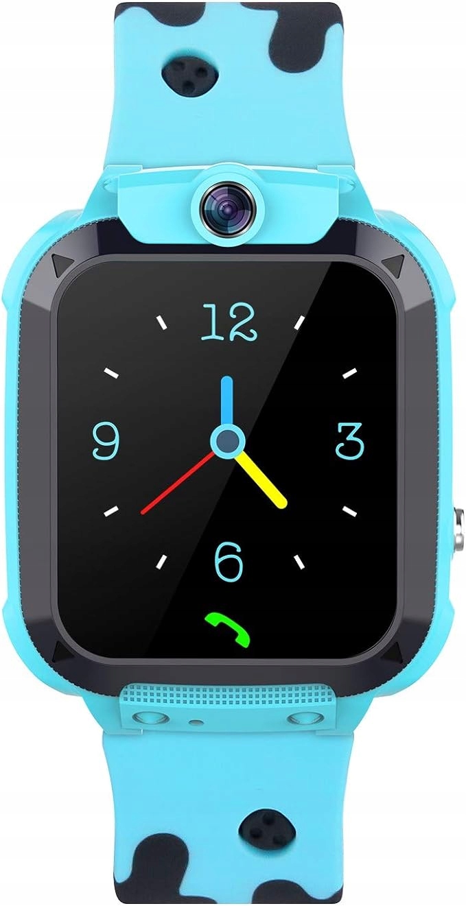 Smartwatch dla dzieci ELEJAFE Smart Watch turkusowy GPS Tracker IP68