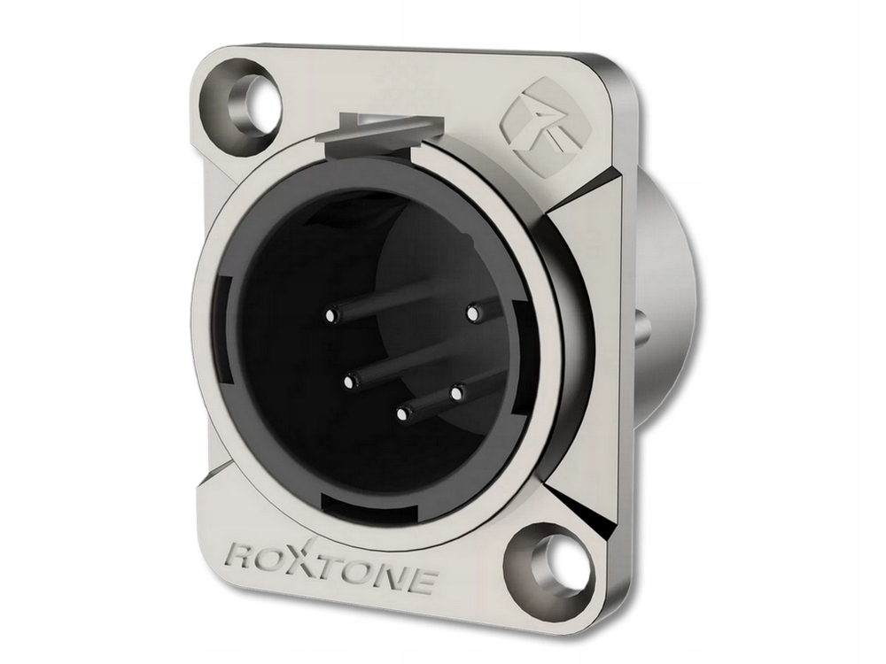 Wtyk XLR 5pin męskie proste do obudowy Roxtone RX5MD-NT
