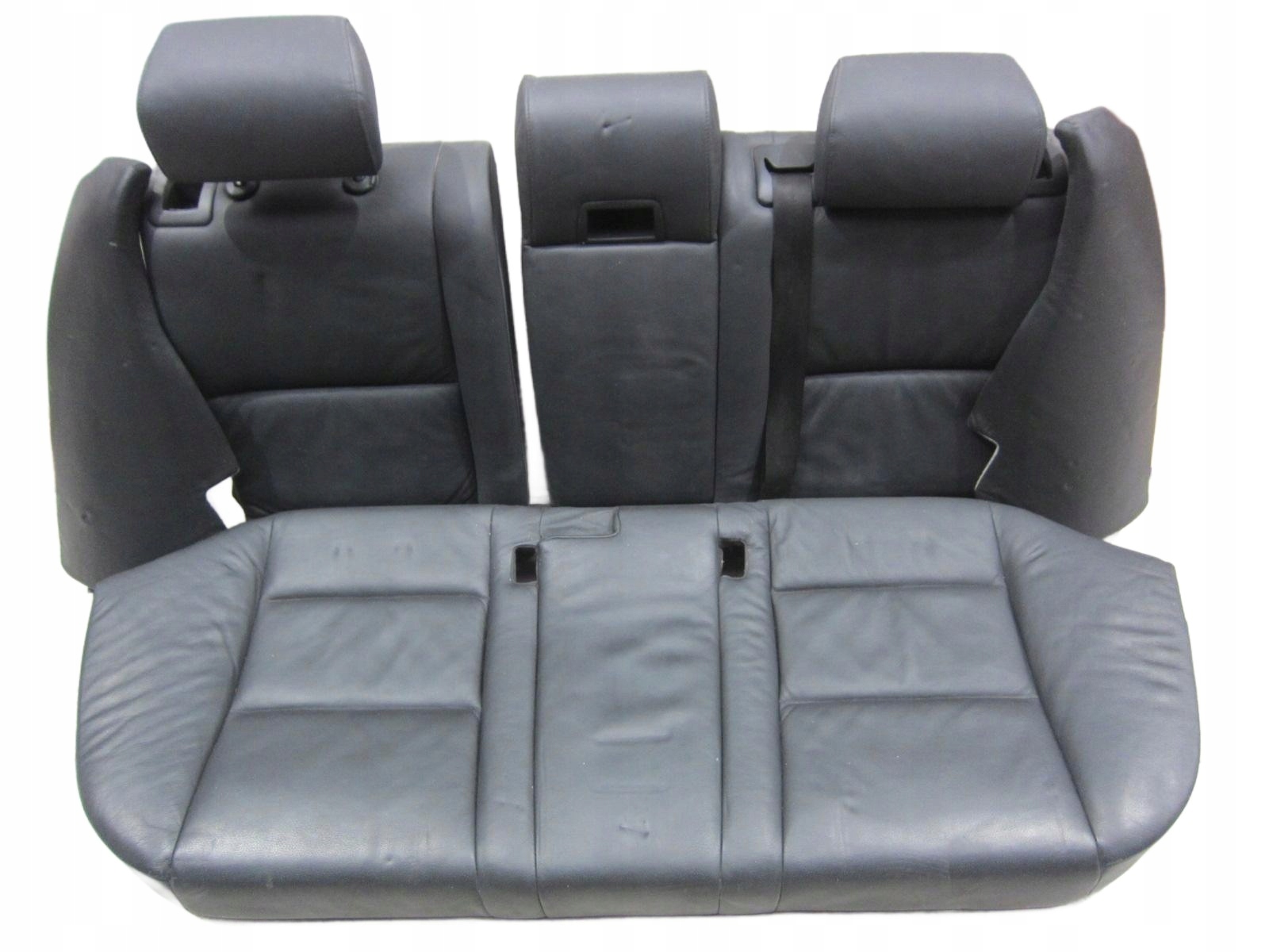 BMW 5 E61 Sitz hinten heck Leder schwarze SIEDZISKO OPARCIE
