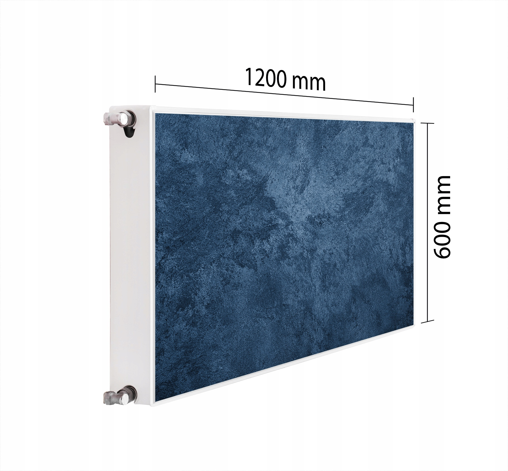 Maskovací Kryt Radiátoru 120x60 Modrá Podložka Magnet