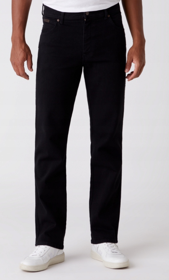 Wrangler Pánské Džíny Černé Rovné 36/30 6FA