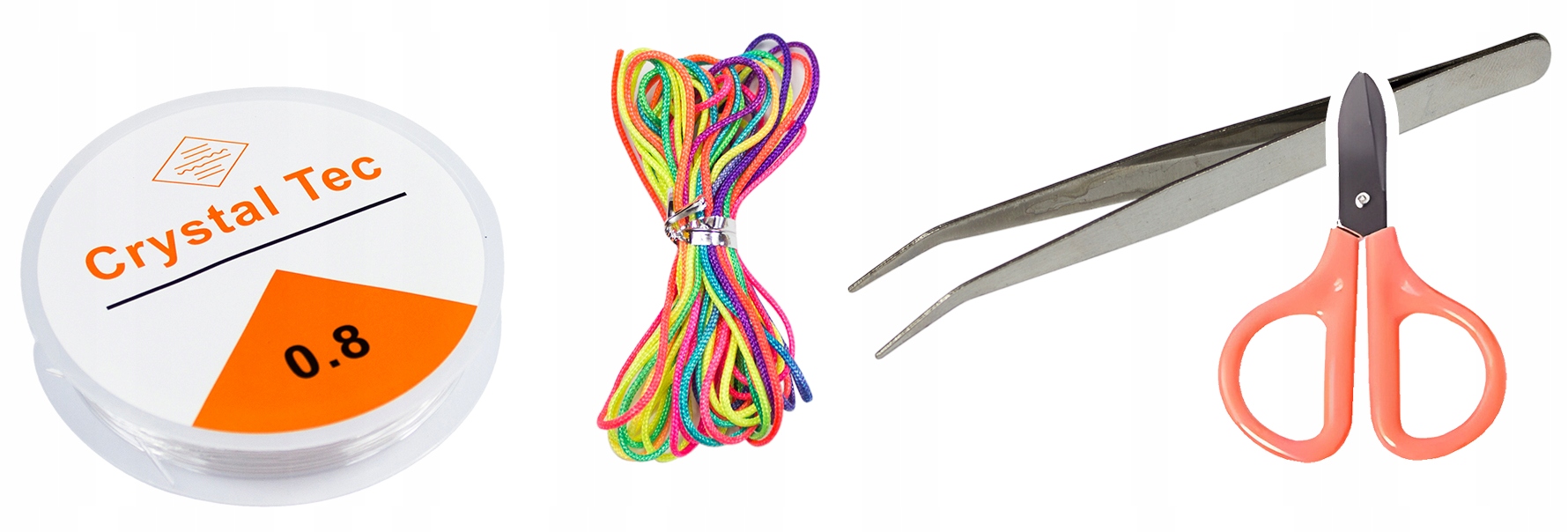 Zestaw do Robienia Bransoletek Biżuterii Koraliki Literki FR1004 Płeć chłopcy dziewczynki unisex