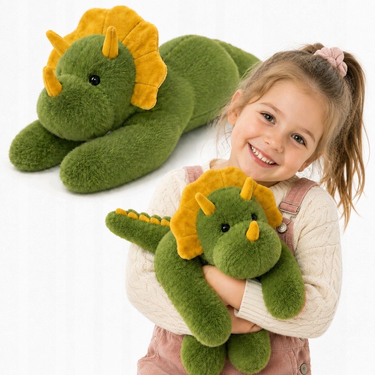 Miś Obciążeniowy Dinozaur Ciężkomiś Maskotka Terapeutyczna Adhd AUTYZM1,3KG