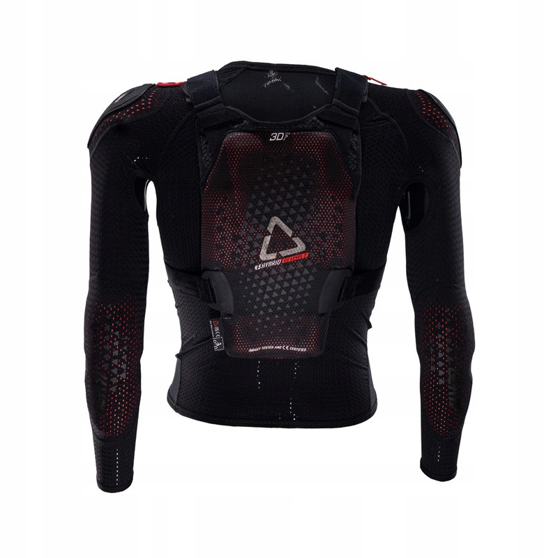 Tričko S Chráničmi Junior Leatt 4.5 Hybrid Black (147-159 CM) L/XL