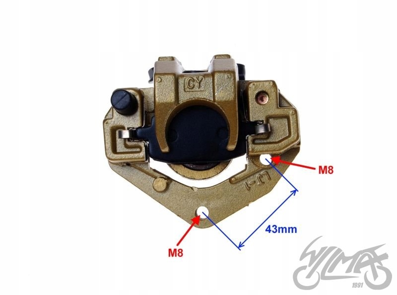 ZACISK HAMULCA PRZÓD KPL Producent WZMOTO