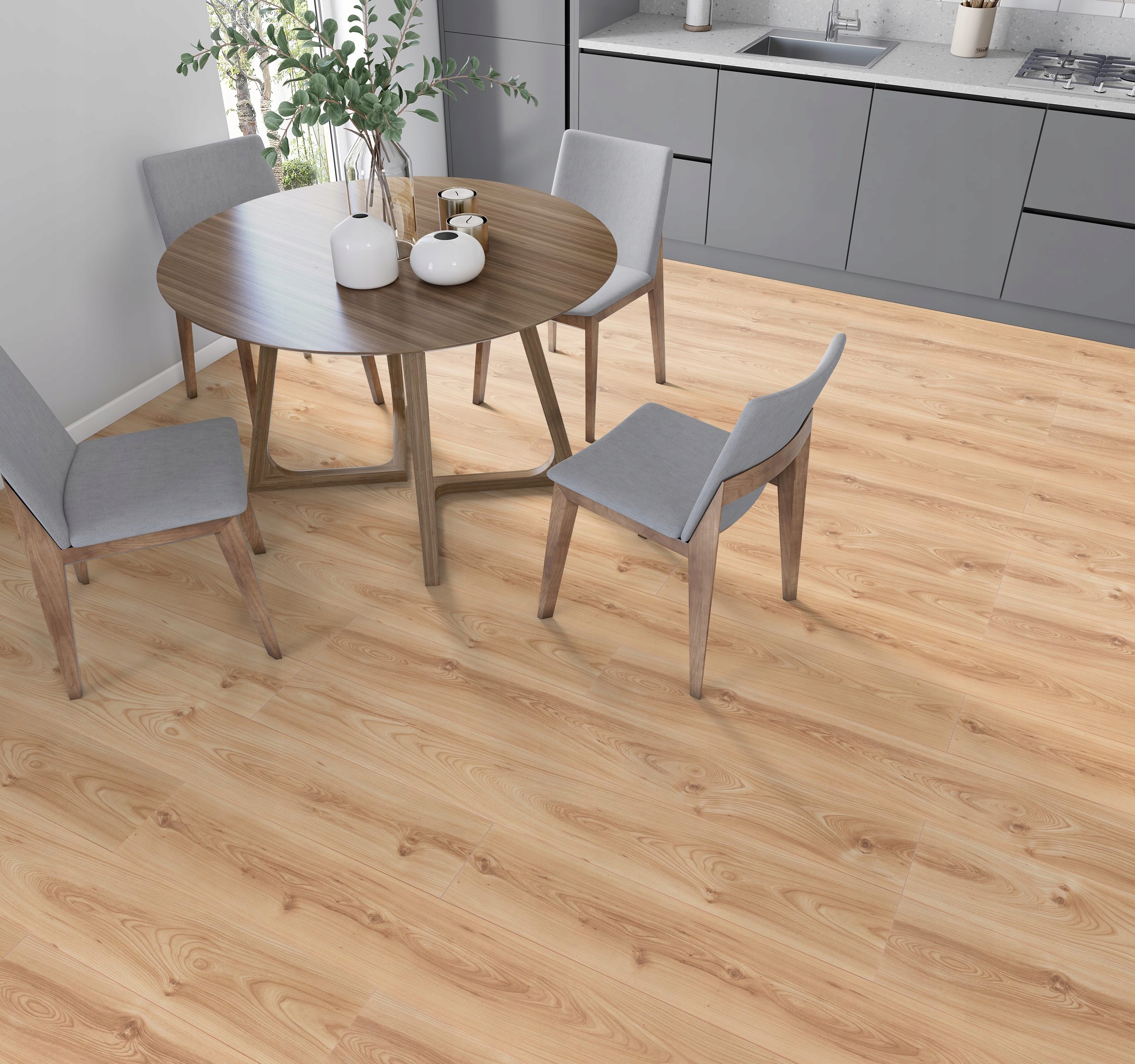 PRÓBKA PANELI PODŁOGOWYCH PRÓBNIK PANELE PODŁOGOWE DĄB TERANO 26cm x 20cm Kod producenta KAT02320