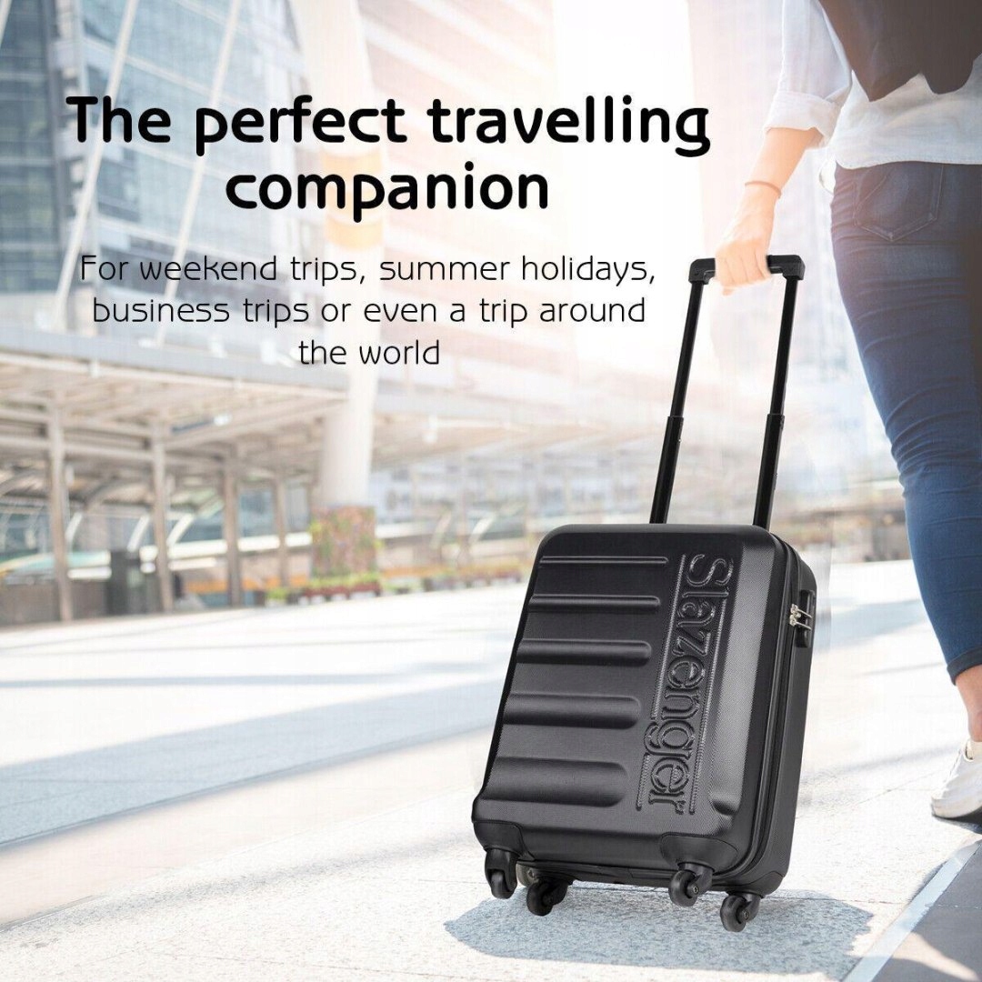 ZESTAW 3 WALIZEK 18/22/26 CZARNE SLAZENGER Materiał dominujący ABS