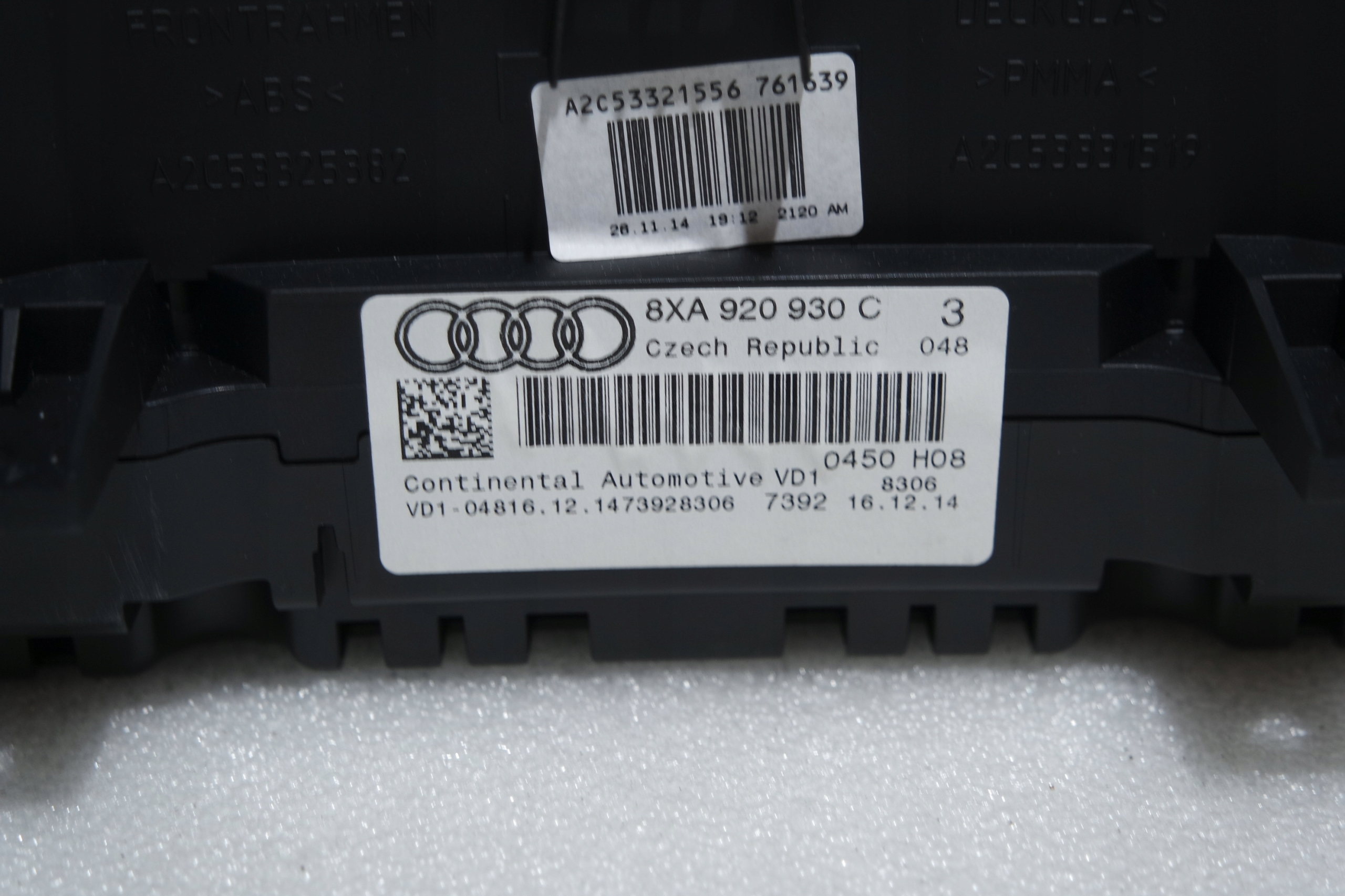 Audi 8XA 8XA920930C Screen Kombiinstrument Tacho - Thumbnail 7