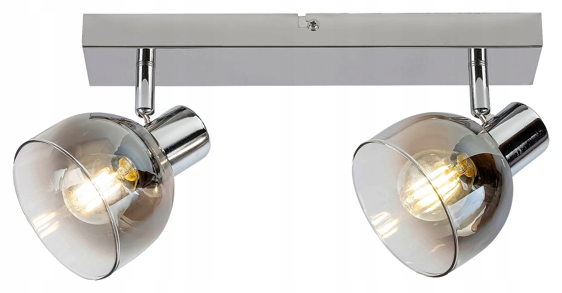 Stropní svítidlo chrom kouřové sklo E14 2x40W Tarien 3249 Rabalux