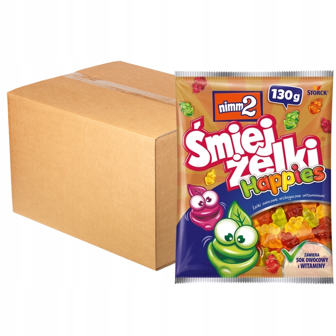 Levně nimm2 Smetanky Happies Želé Bonbony obohacené o vitamíny 130 g x 22 ks