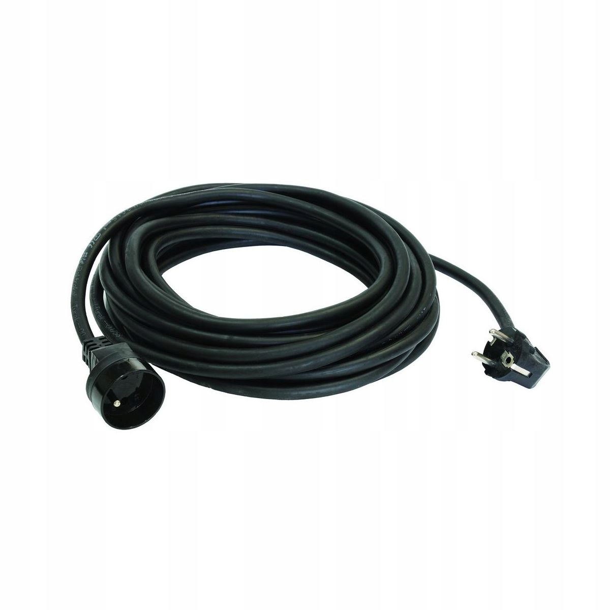 Predlžovací Kábel 20 m 3X1.5 mm s uzemnením čierny