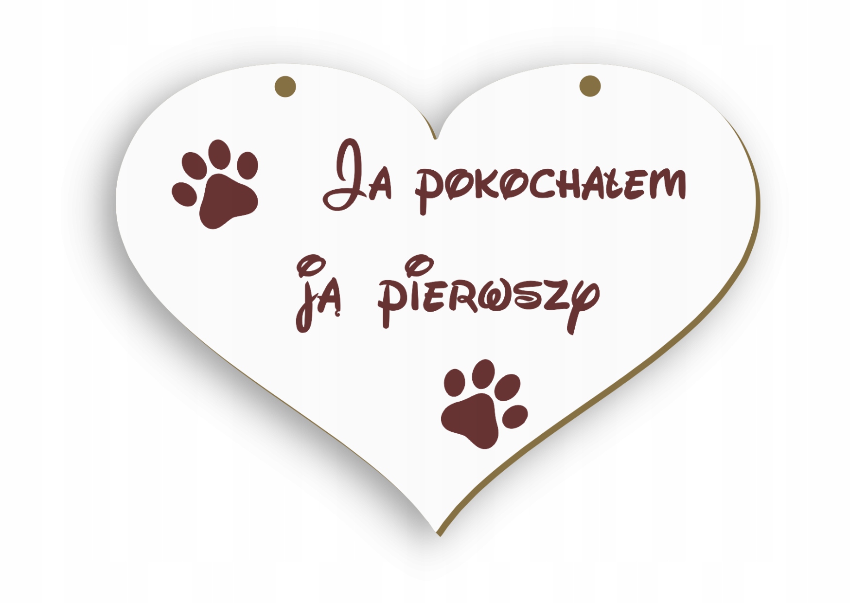 Ja pokochałem ją pierwszy tabliczka dla psa15x11cm