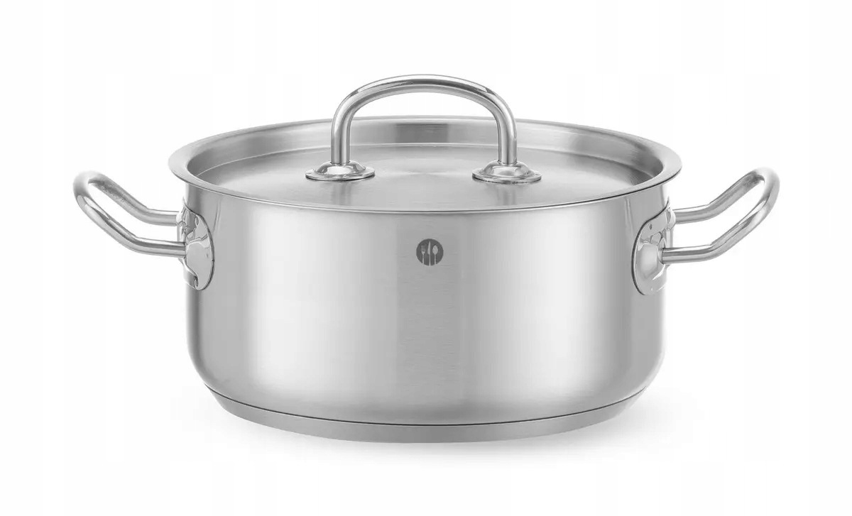 Nízký hrnec s poklicí, Hendi, Kitchen Line, 2,9L, ⌀200x(H)95mm
