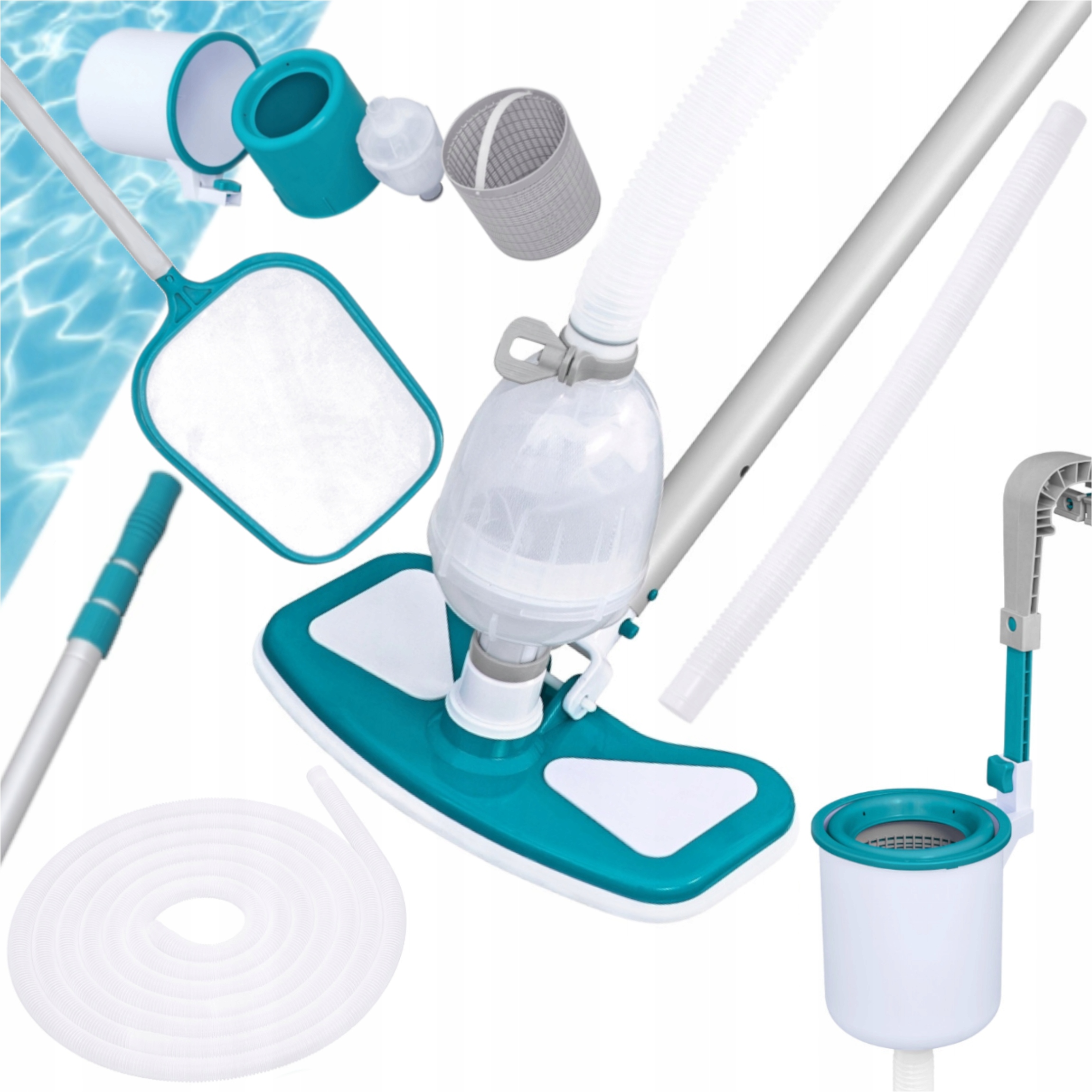 Vysavač Skimmer Povrchový Kartáč DeLuxe