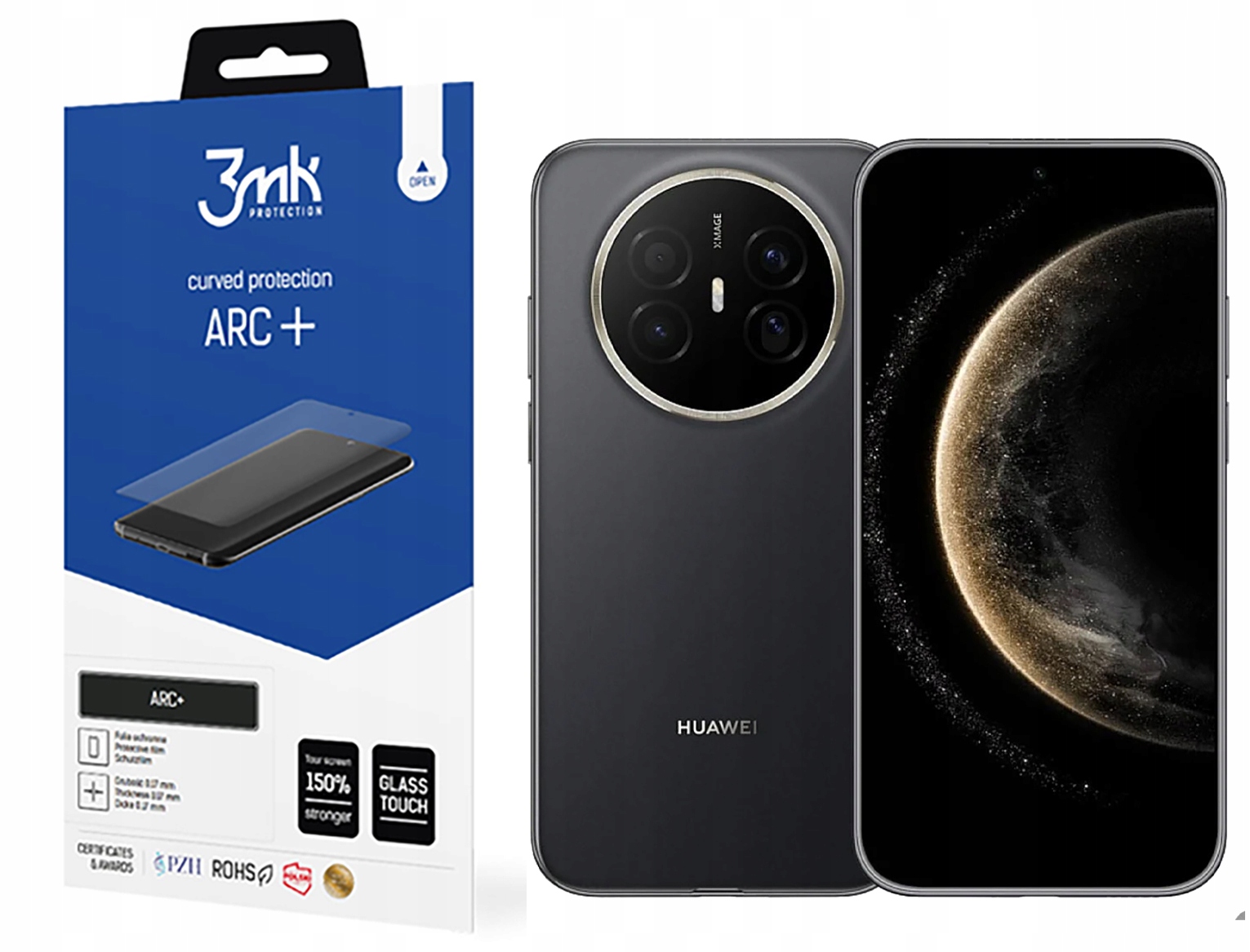 Fólie Arc+ 3MK pro Huawei Mate 70 Air Fólie Fullscreen