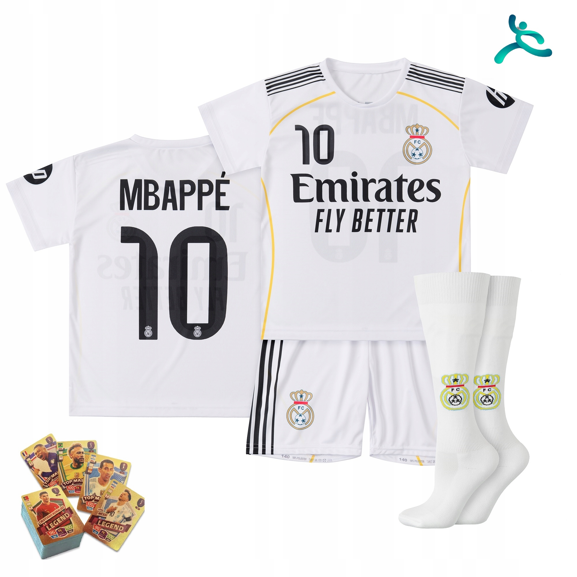 Fotbalové oblečení komplet dárek Mbappe vel 128