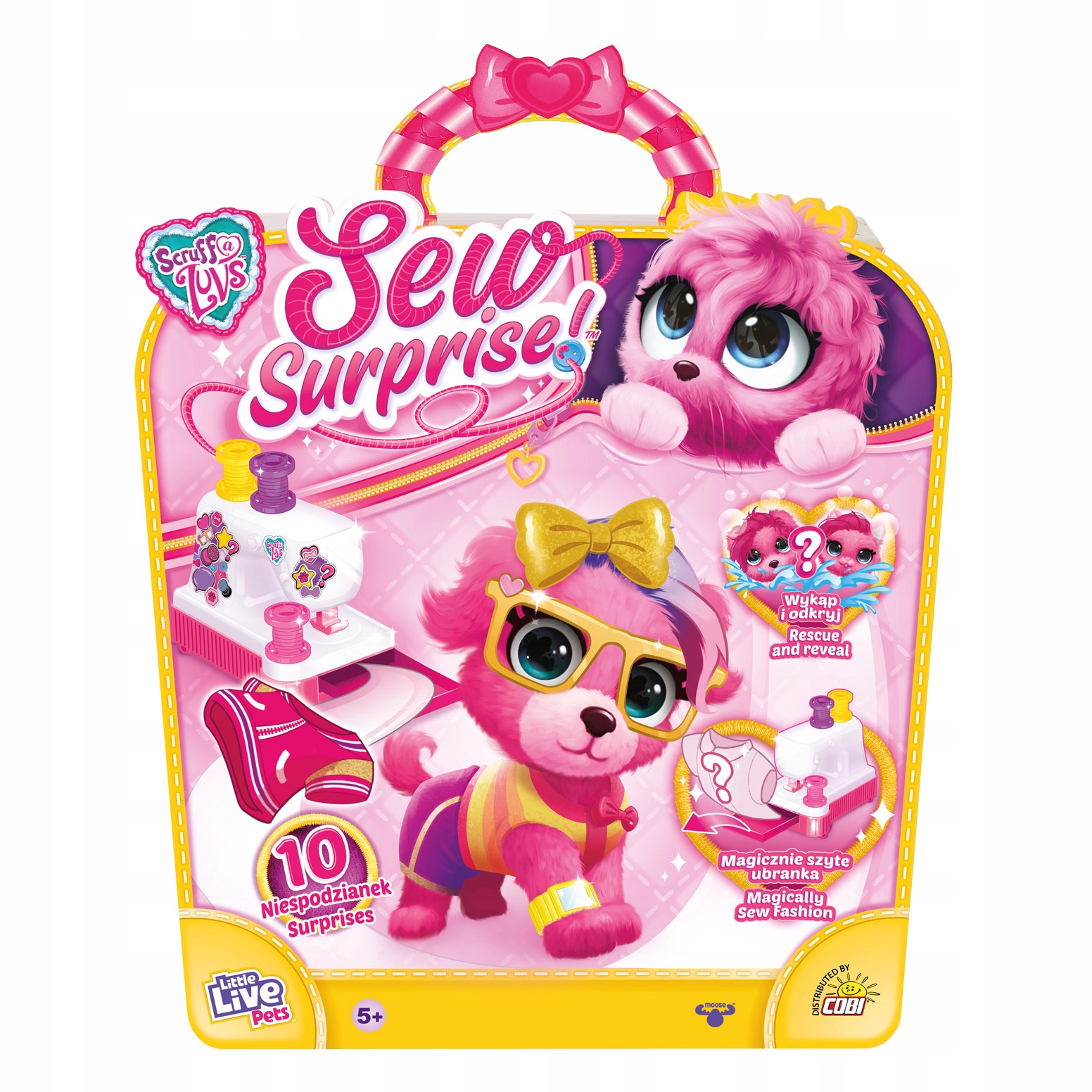 LITTLE LIVE PETS SCRUFF magiczna maszyna do szycia dla dzieci 30172