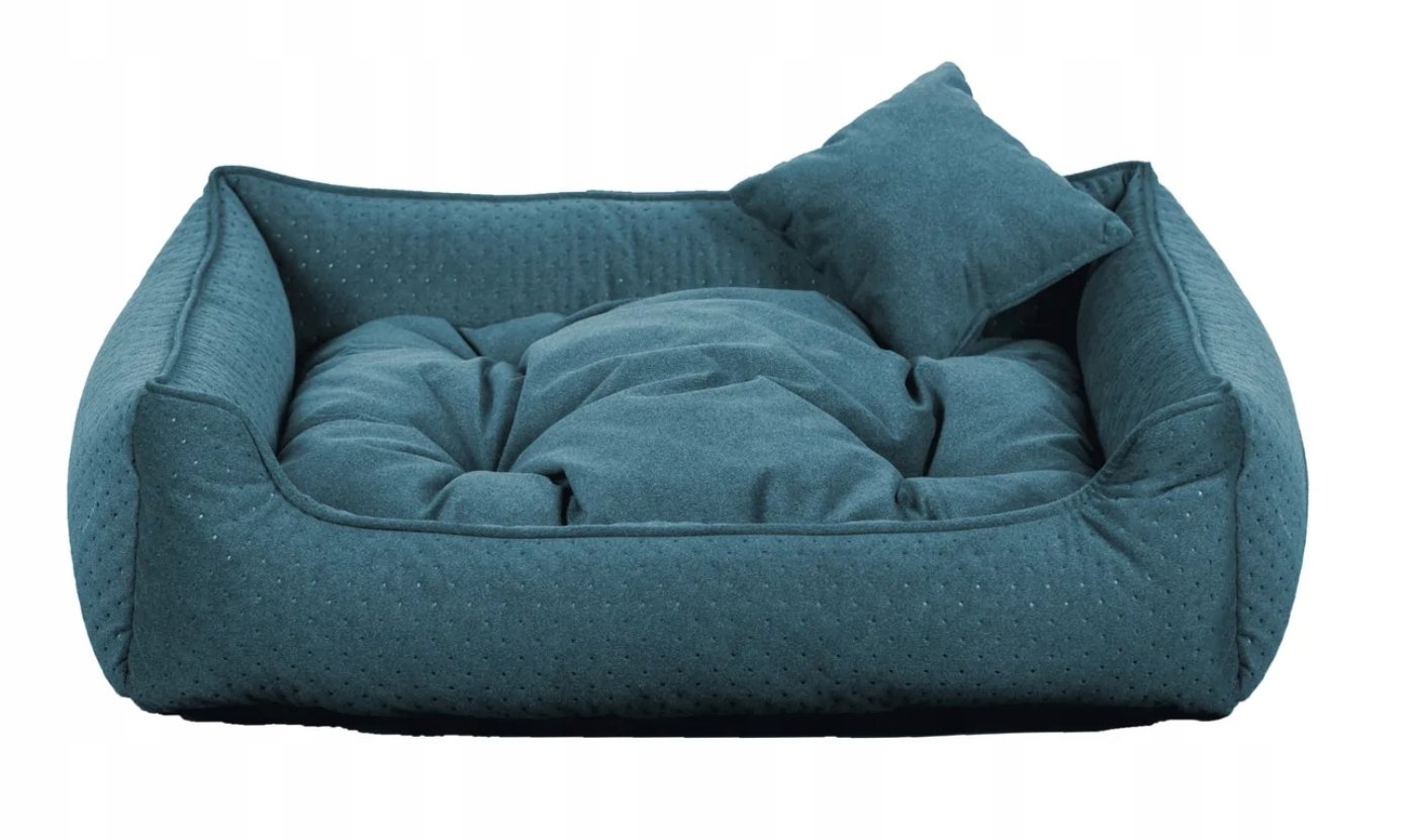 Levně Comfy obdélníkový pelech pro psa, modrý 100 cm x 75 cm