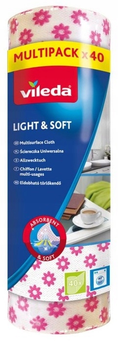 

Ściereczki w rolce Vileda Light & Soft 40 szt