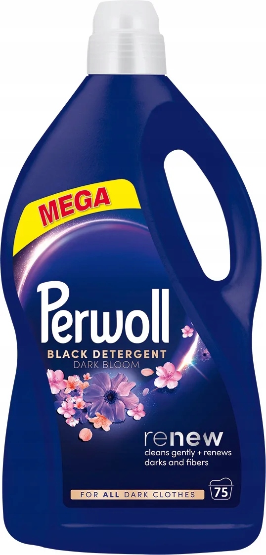 Perwoll Renew Dark Bloom tekutý prací prostředek na 75 praní 3,75 l