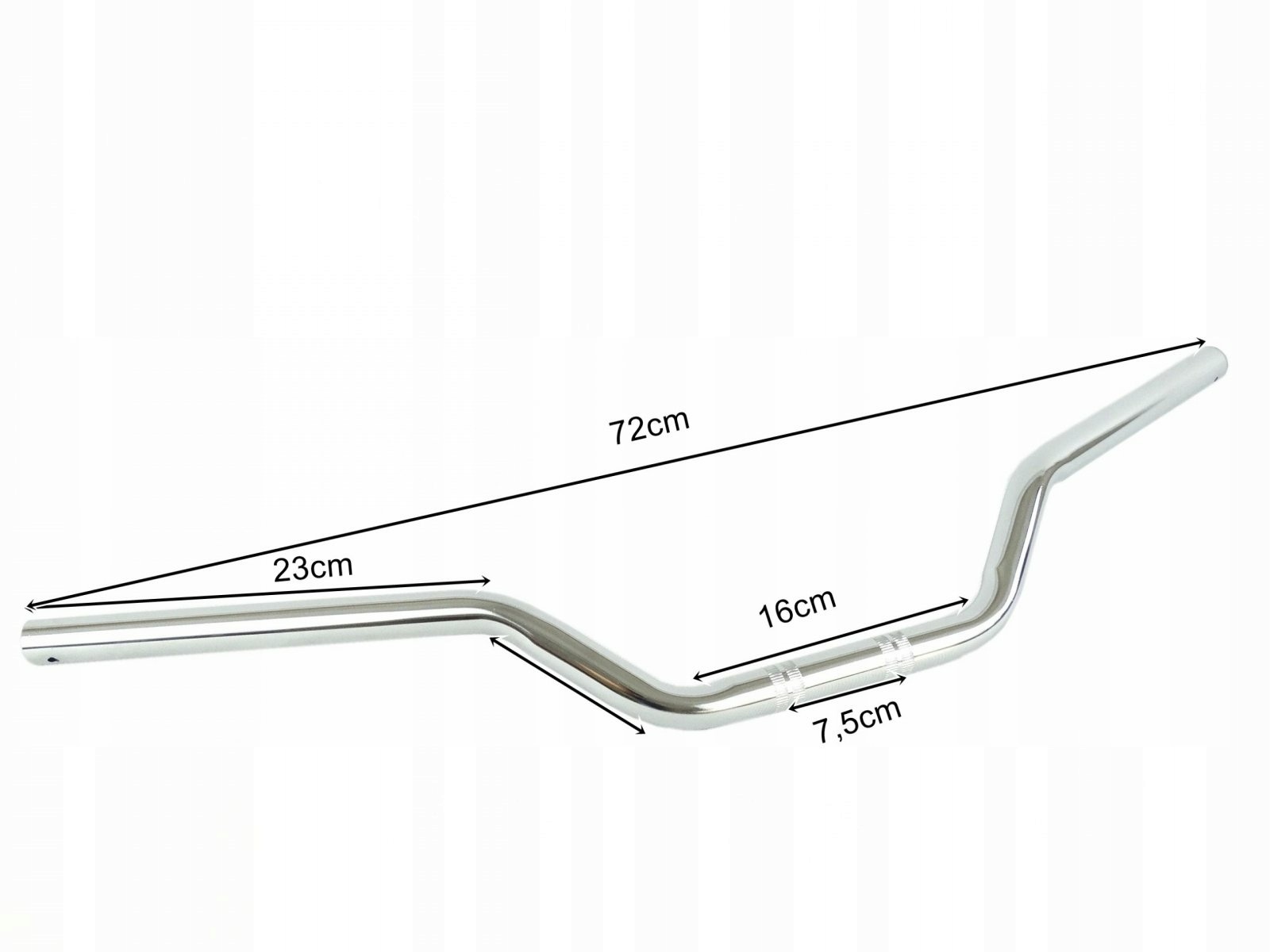 

Kierownica 22MM Chrom Suzuki Honda Yamaha Ktm Bmw
