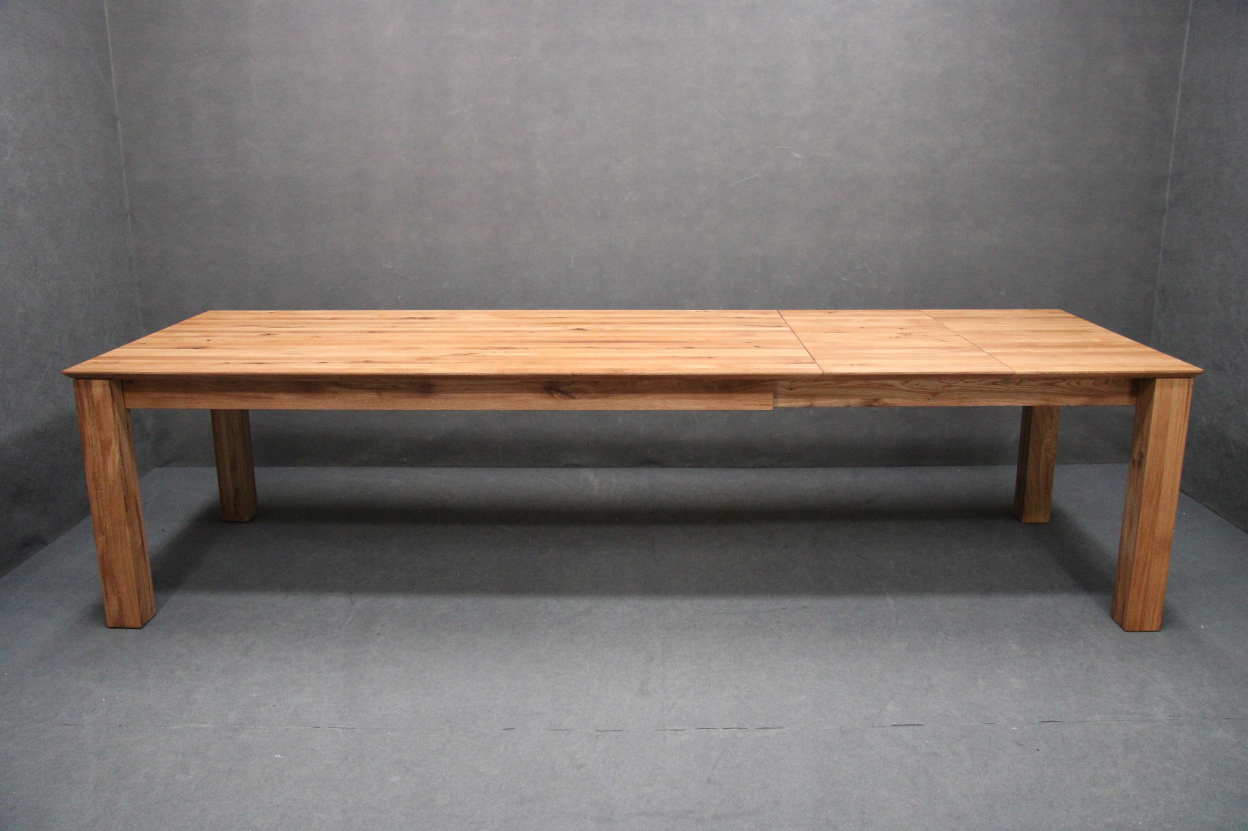 STÓŁ Rozkładany Dębowy Drewniany 300 cm Lity Dąb Olejowany Do Jadalni BGM24 Głębokość mebla 100 cm