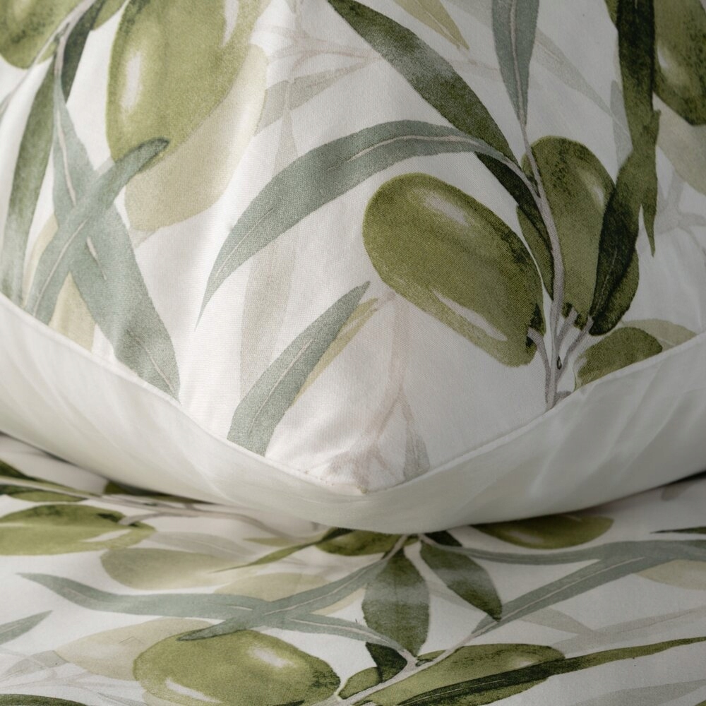 Povlečení Spring 160x200 Eurofirany bílá zelená s olivami