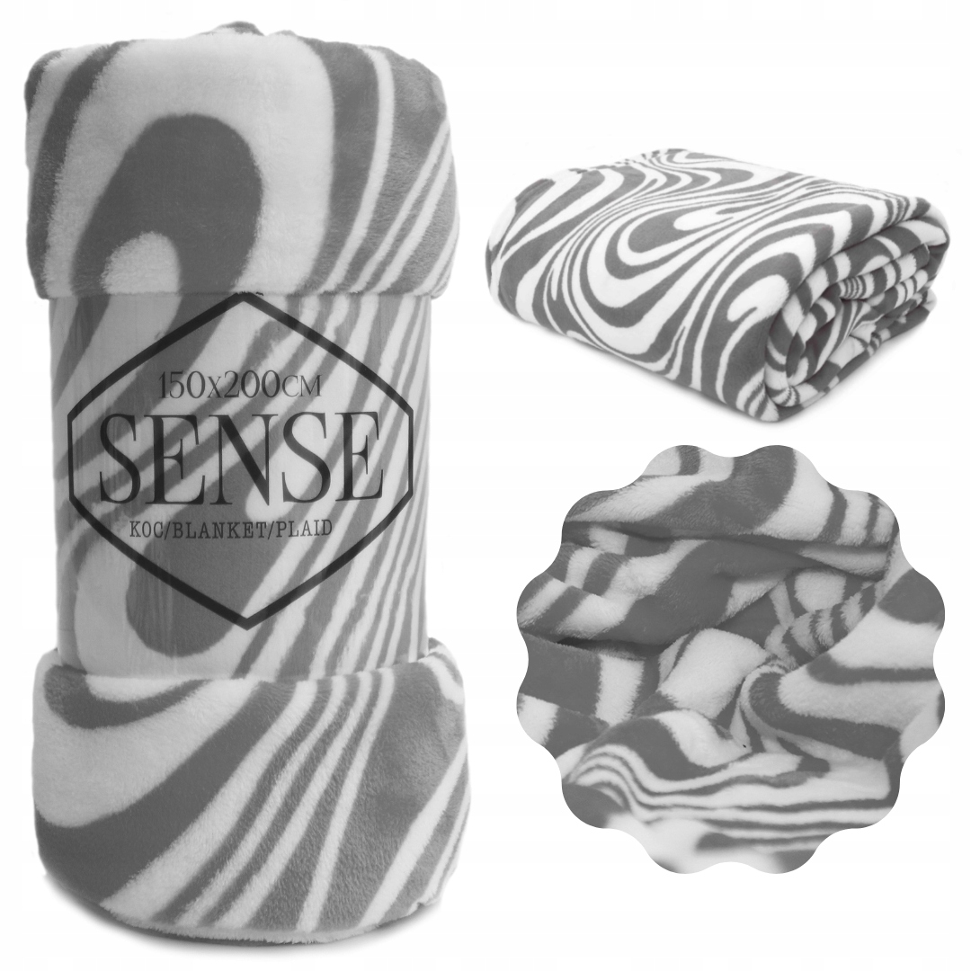 

Koc Narzuta Na Łóżko Ciepły Miękki Pled 200x220 CM