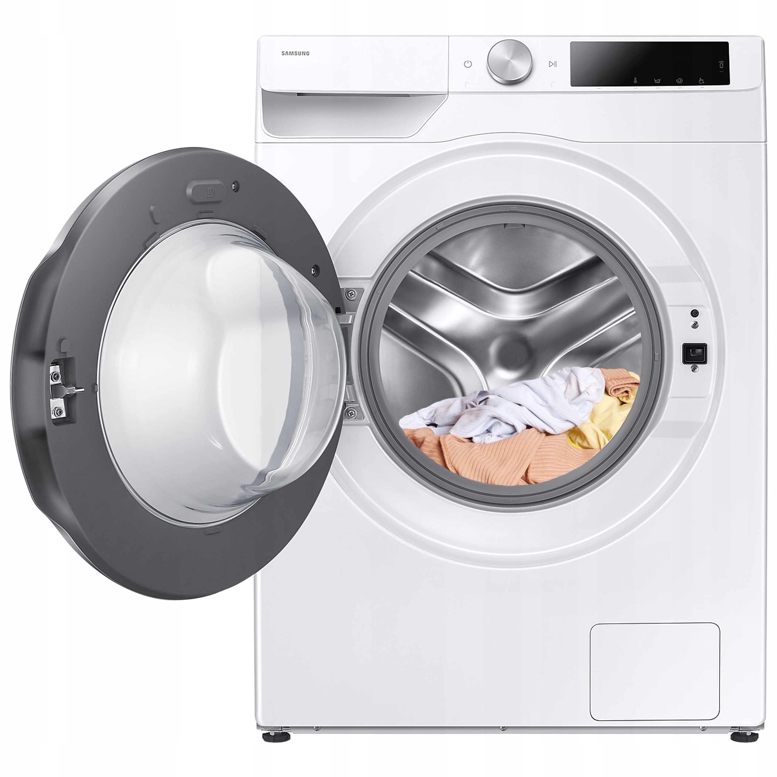 Пральна машина SAMSUNG WW11DG6B25LEU4 AI EcoBubble 11 кг біла