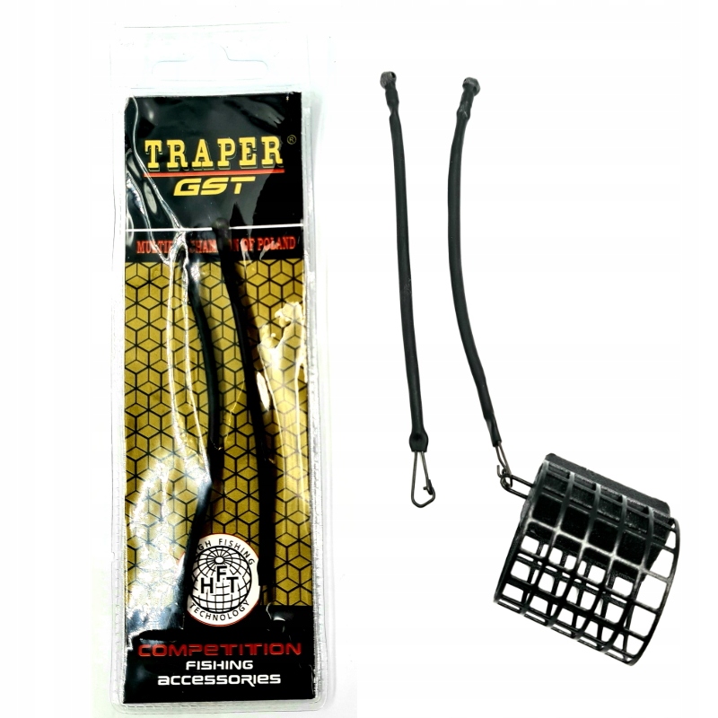 Łącznik Traper feeder link braided coated 8cm 2szt