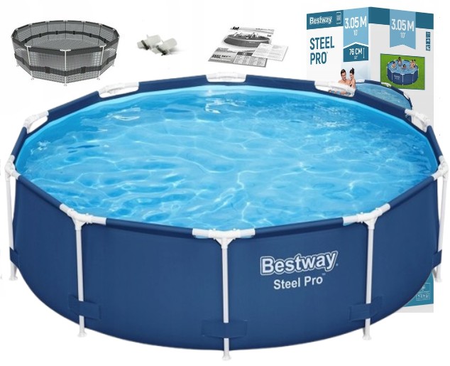 Basen Ogrodowy Stelażowy Bestway 305x76cm 8w1