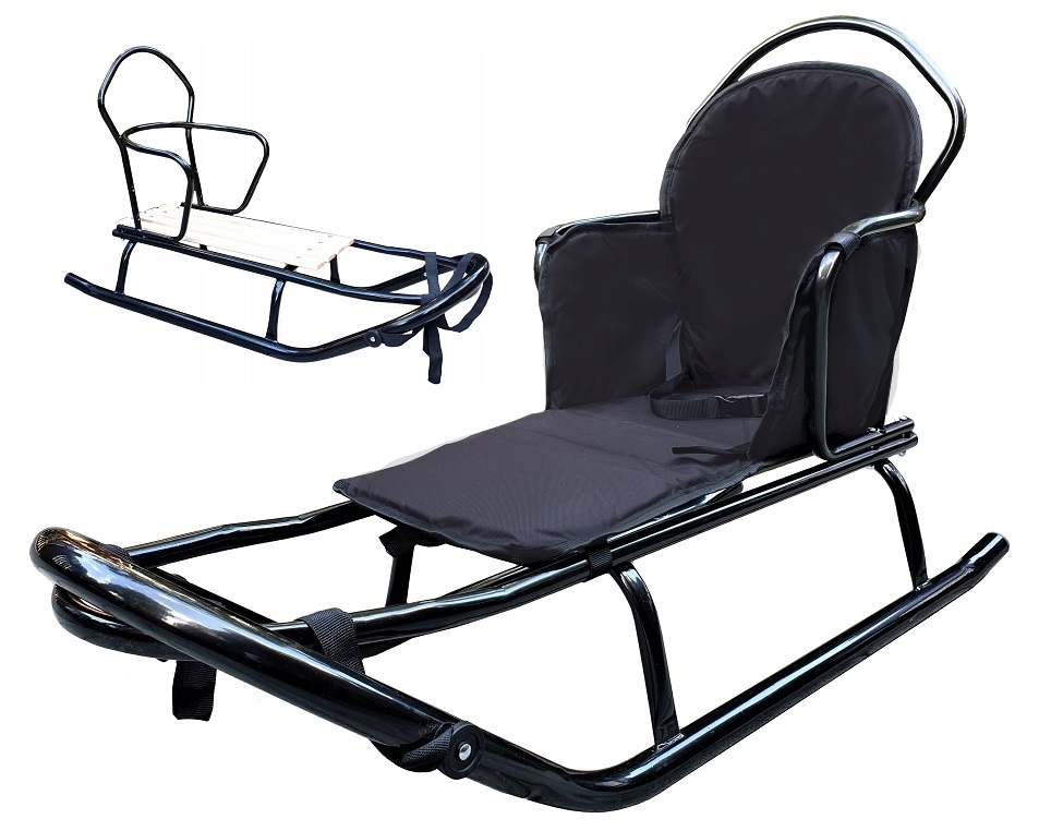 Grube Sanki Sportline Fast +oparcie +materac 150kg