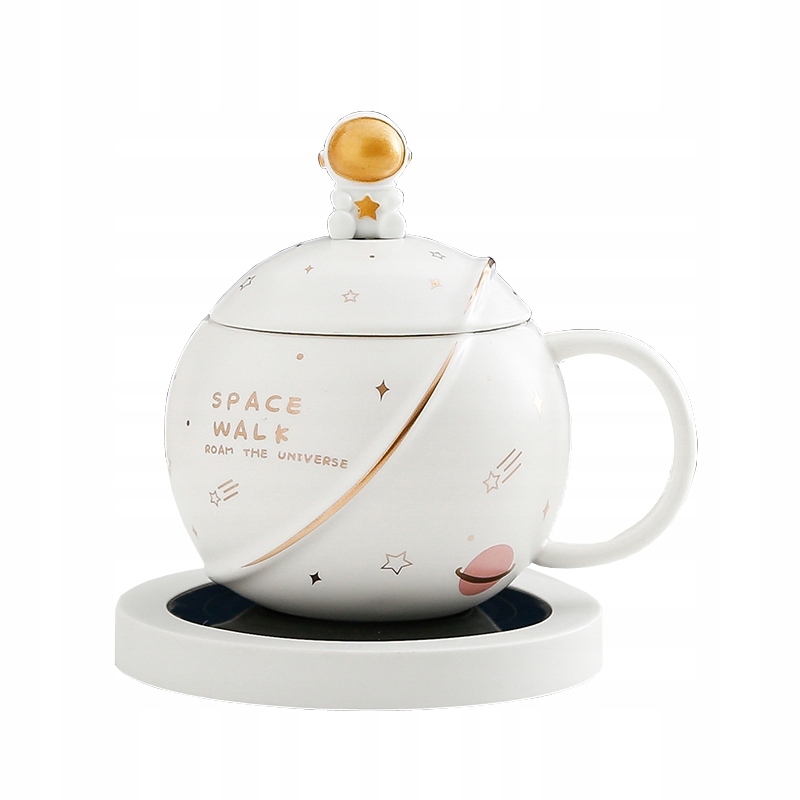 Set Hrnek s Usb ohřívačem Lžíce Kabel Vánoční hrnek Dárek Hrnky