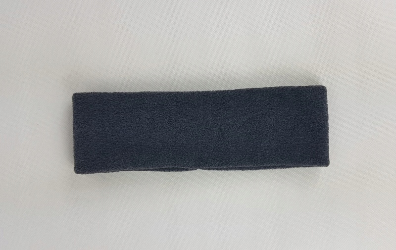 231 OPASKA z polaru polarowa szer. 8 cm GRAFITOWA Kolor szary