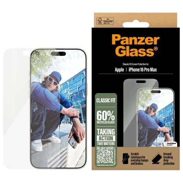 Tvrzené Sklo Pro Iphone 16 Pro Max 6.9 Panzerglass Classic Fit