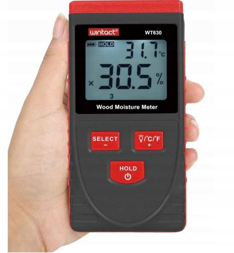 Wilgotnościomierz Rozdzielczość 0.1%