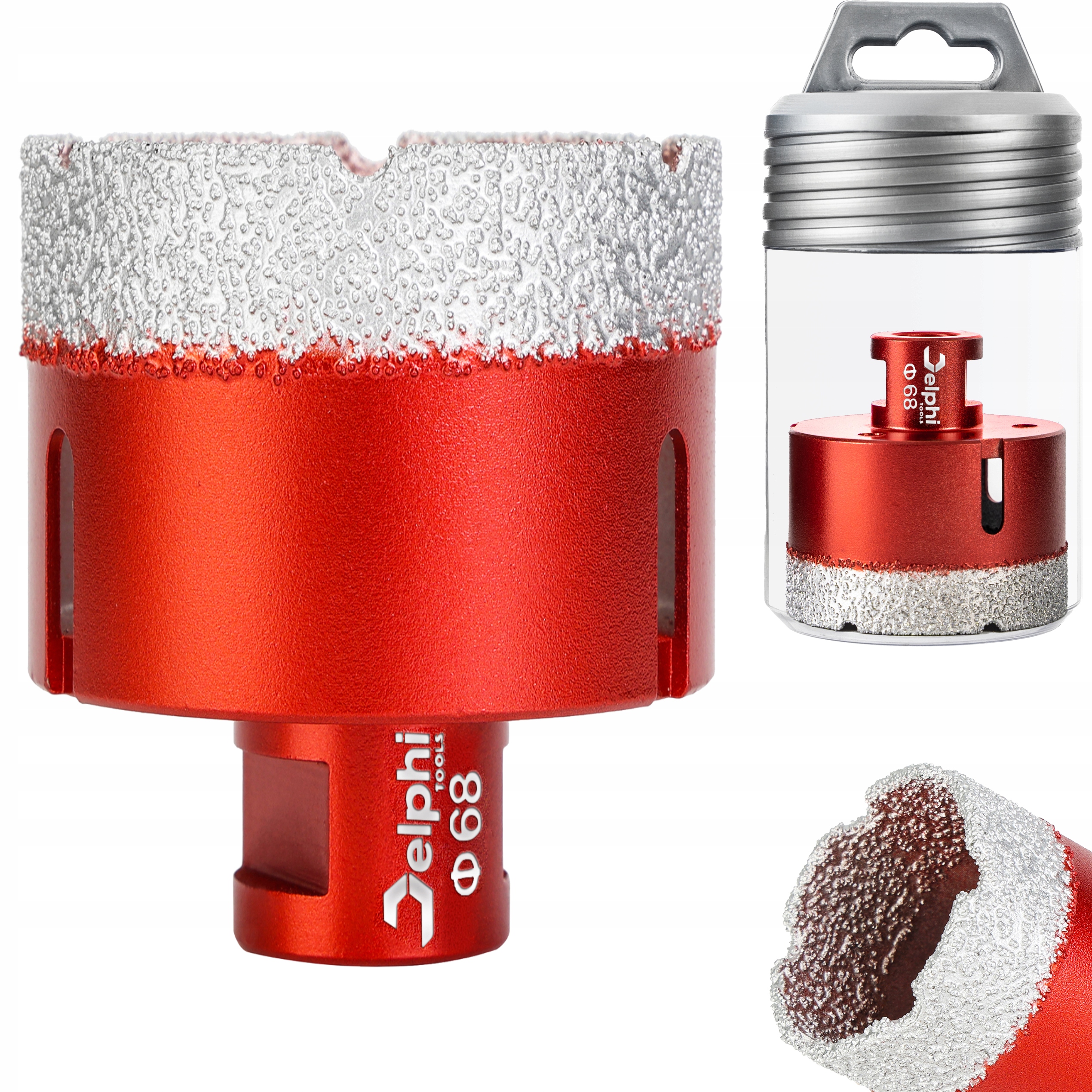 

Otwornica Diamentowa Koronka Do Gresu M14 fi 68mm