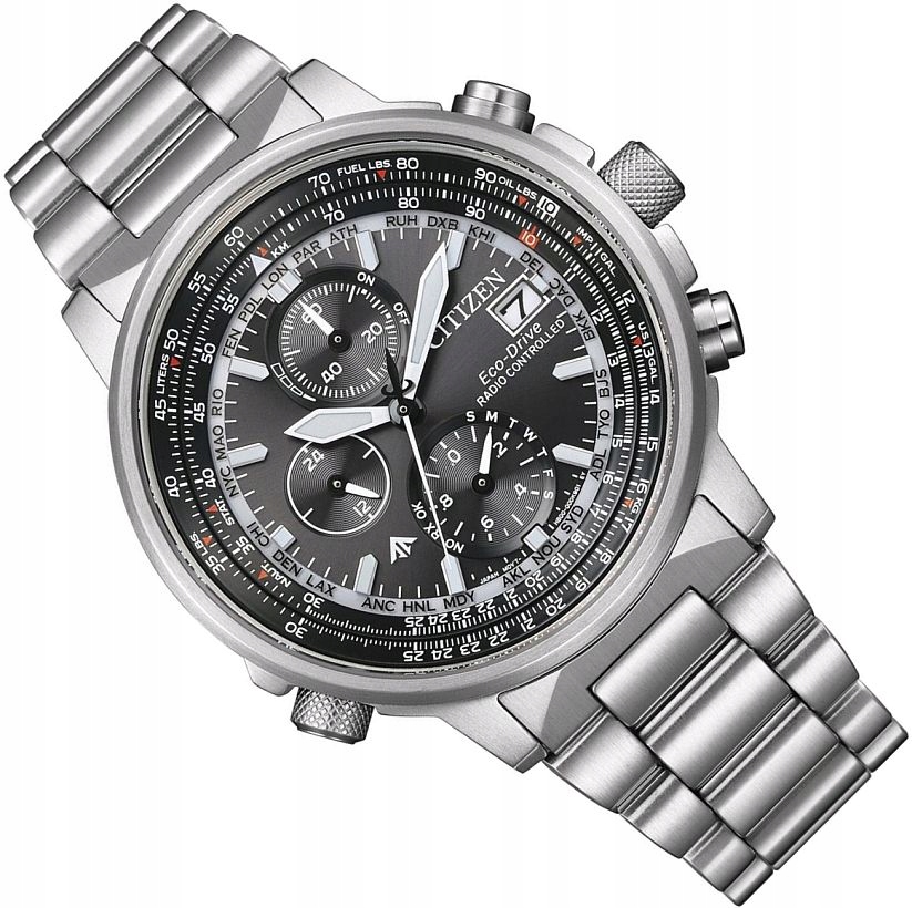 Pánské Hodinky Citizen AT8300-58E Promaster Navihawk A-t Solar Safír WR200