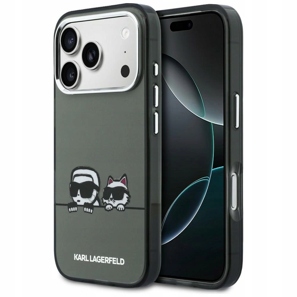 Pouzdro Karl Lagerfeld IML Karl & Choupette Peekaboo Logo MagSafe pro iPhone 17