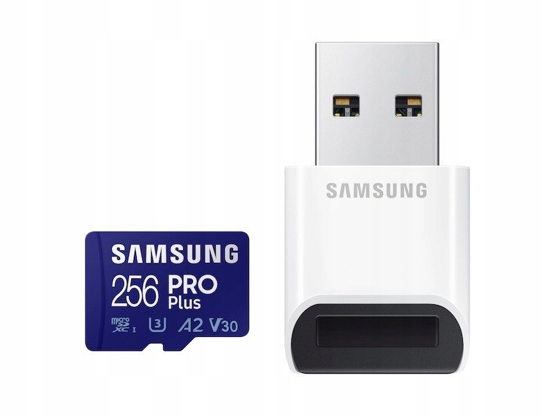 Samsung micro Sd XC 256 Gb Pro Plus czytnik Usb