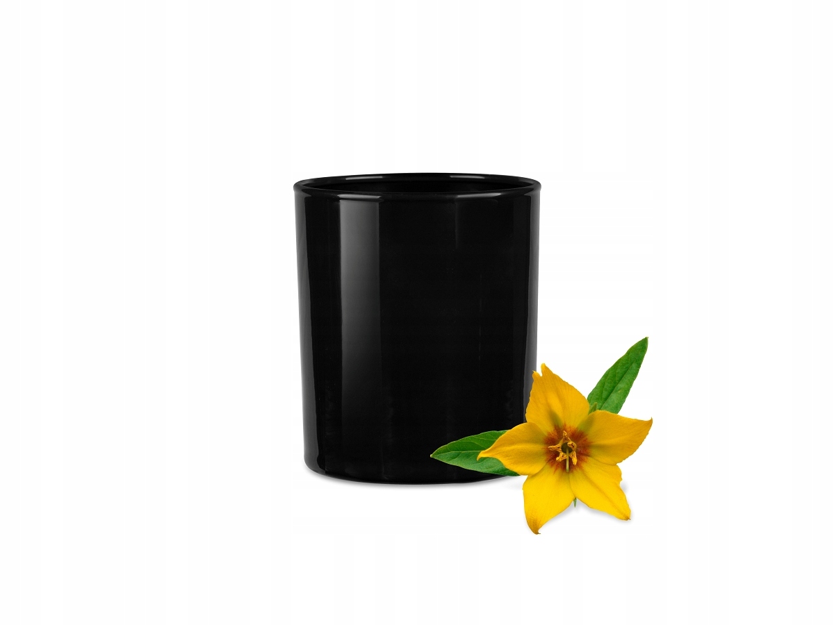 

Czarna Szklanka 300 ml, Do Zalewania Woskiem