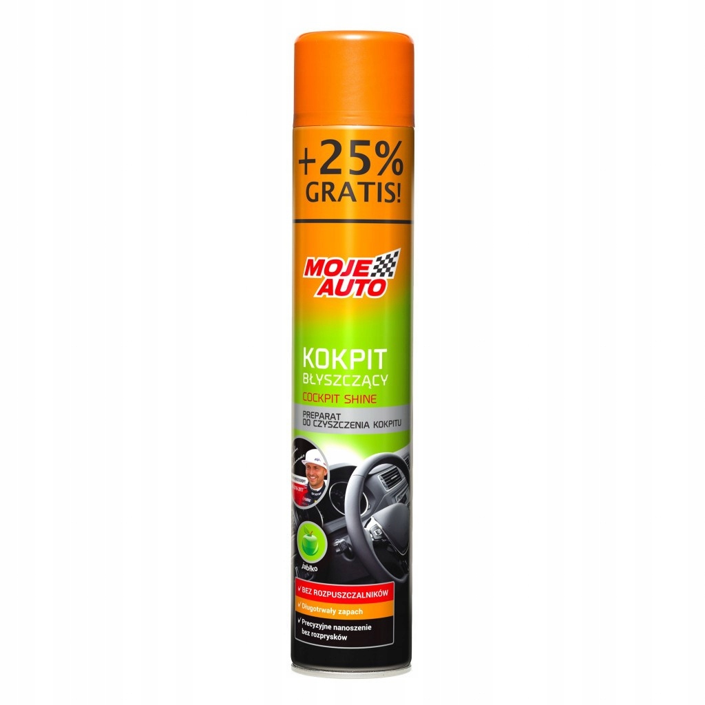 

Spray do kokpitu błyszczący Jabłko 600ml