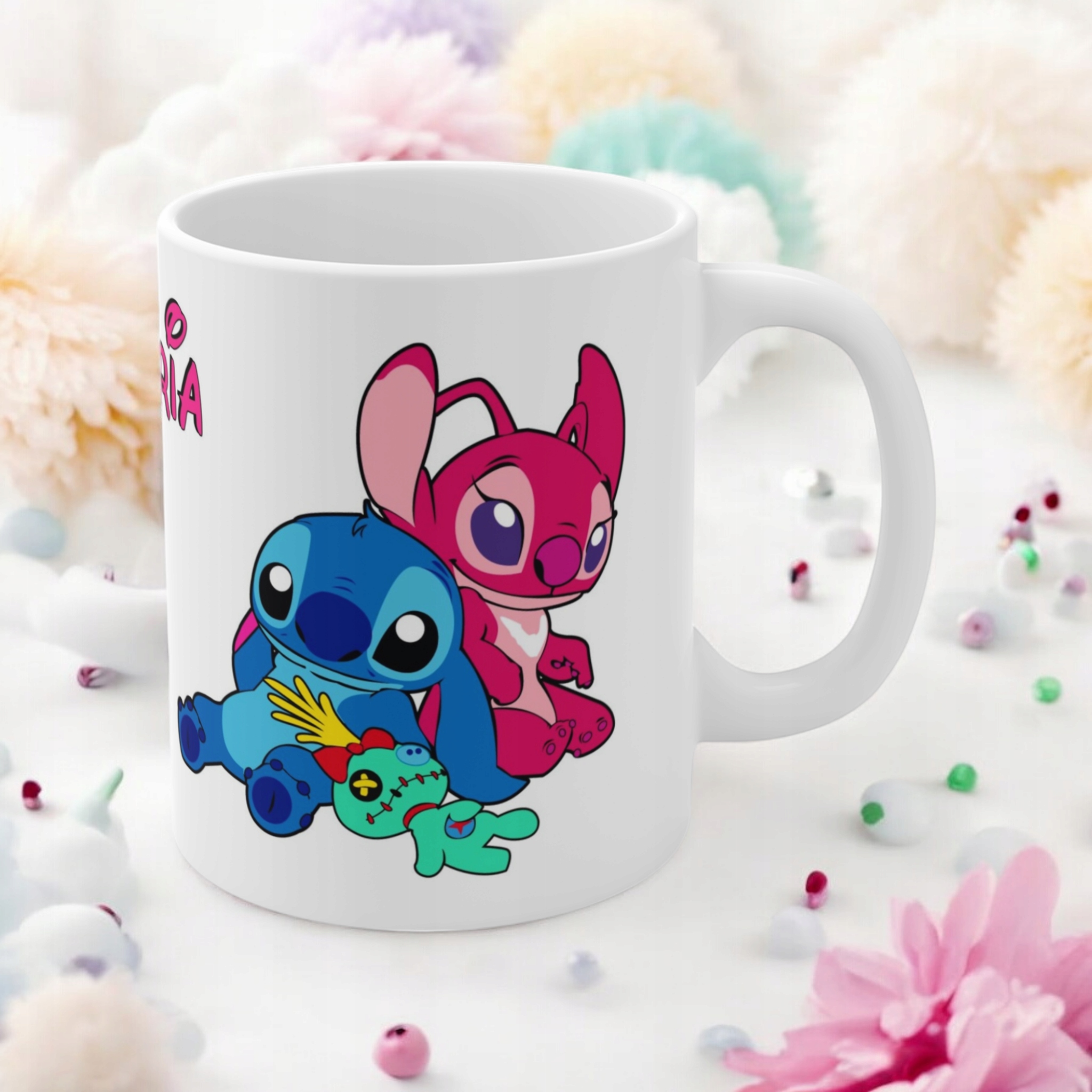 Kubek LILO i STICH ANDZIA personalizowany z dowolnym napisem Marka inna