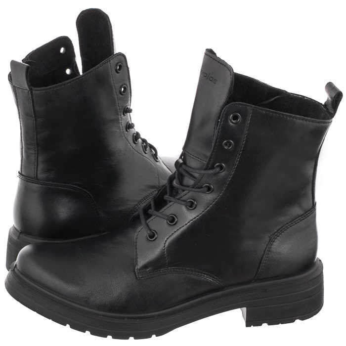 

Buty Damskie Botki Trzewiki Wojas Czarne 64027-51
