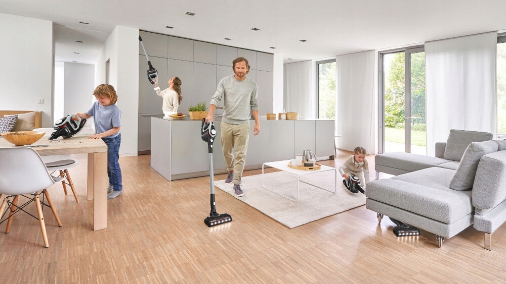 Odkurzacz BOSCH Unlimited 8 BCS8224WA Aku. Czas pracy bezprzewodowej 65 min